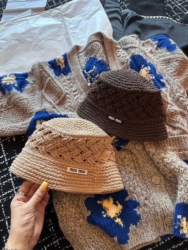 Miu Miu Hat MUH00211-1 Miu Miu Hat MUH00211-1